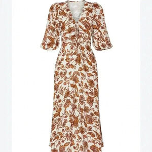 Floral Printed Midi NICHOLAS Danielle Dress Size 6